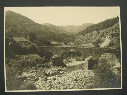 Val dell'Orba nei pressi della badia di Tiglieto, 27 luglio 1953. Fotografia originale - copertina