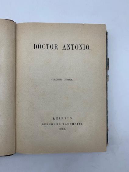 Doctor Antonio - copertina