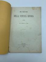 Del vero sito della vetusta Sifonia. Ricerche
