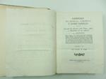 Giornale di fisica, chimica e storia naturale ossia raccolta di memorie sulle scienze, arti e manifatture ad esse relative di L. Brugnatelli. Tomo II con tavole in rame