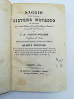 Saggio del nuovo sistema metrico col rapporto delle nuove misure alle antiche misure francesi ed a quelle del Piemonte