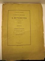 L' antico Cassino e il primitivo monastero di S. Benedetto restituito alla luce dai suoi ruderi. Memoria di Domenico Bartolini prete cardinale della S. Chiesa Romana del Titolo di S. Marco..