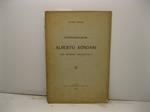 Commemorazione di Alberto Rondani (con appendice bibliografica)