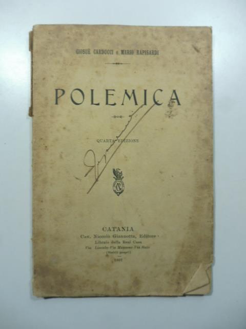 Polemica - copertina