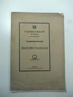 R. Accademia di Belle Arti di Milano. Commemorazione di Massimo d'Azeglio