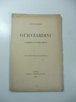 Guicciardini. A proposito di un'opera recente