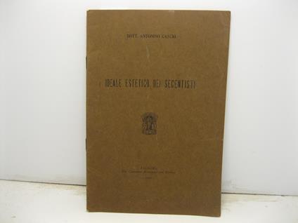 Ideale estetico dei secentisti - copertina