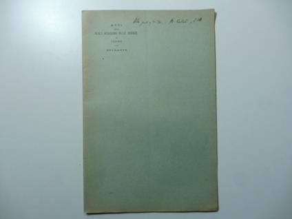 Volume, area, lunghezza e curvatura di una figura. Nota - copertina