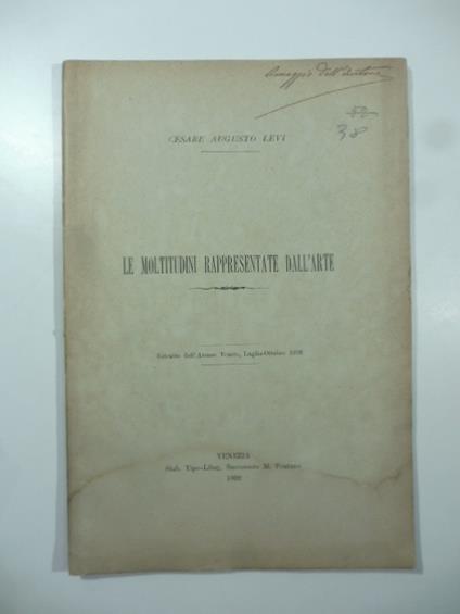 Le moltitudini rappresentate dall'arte - copertina