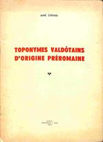 Toponymes valdotains d'origine preromaine