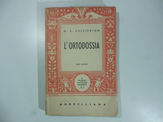 L' ortodossia - copertina