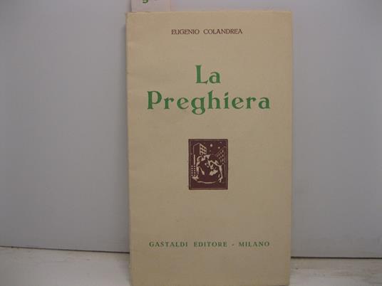 La preghiera - copertina
