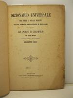 Dizionario universale dei pesi e delle misure in uso presso gli antichi e moderni con ragguaglio ai pesi e misure del sistema metrico