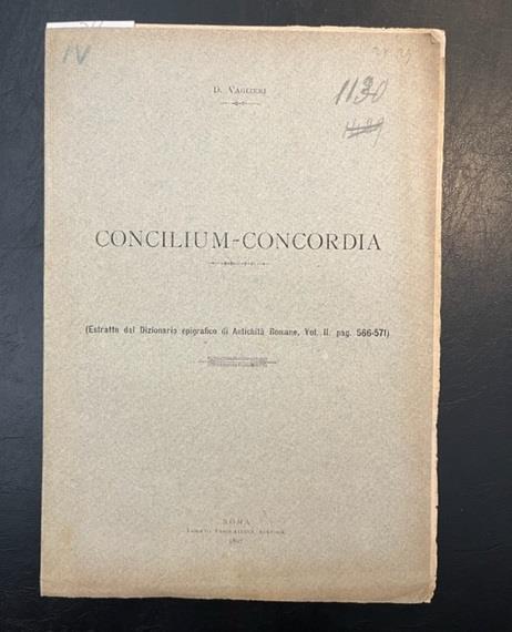 Concilium-Concordia - copertina