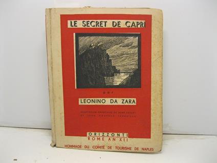 Le secret de Capri. Roman. Adaptation francaise de Rene' Vallet et Jean Coupeau Serraille - copertina