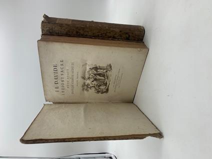 Il Davide. Lezioni sacre. Parte prima (-seconda) - copertina