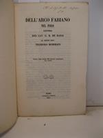 Dell'arco fabiano nel Foro. Lettera al signor Prof. Teodoro Mommsen. Estratto dagli Annali dell'Instituto archeologico, vol. XXXI