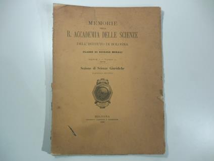 Il riconoscimento delle sentenze straniere di divorzio in ordine alla seconda Convenzione dell'Aia 12 giugno 1902 - copertina