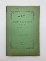 Atti della Reale Accademia e del R. Istituto di Belle Arti in Venezia. Anni 1882-1883