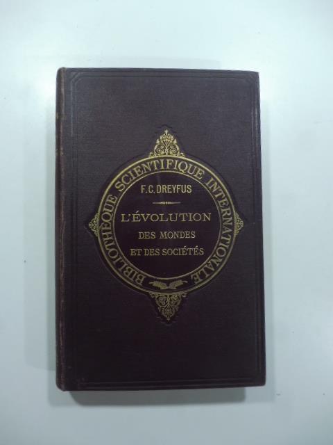 L' evolution des mondes et des societes - copertina