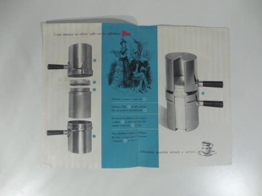 Pan. Come ottenere un ottimo caffe' con la caffettiera Pan. (Pieghevole pubblicitario) - copertina