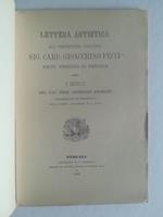 Lettera artistica all'Eminentiss. Principe Sig. Card. Gioacchino Pecci... sopra i dipinti del cav. prof. Annibale Angelini