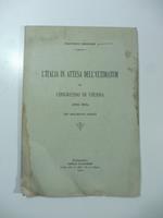 L' Italia in attesa dell'ultimatum del Congresso di Vienna (1814-1815) con documenti inediti
