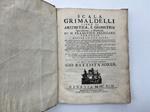 Scala Grimaldelli. Libro di aritmetica e geometria speculativa e pratticale...diviso in tre libri