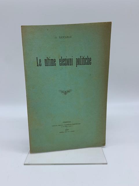 Le ultime elezioni politiche - copertina