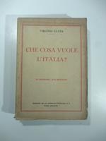 Che cosa vuole l'Italia