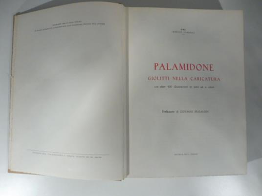 Palamidone Giolitti nella caricatura - copertina