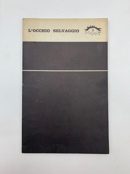 L' occhio selvaggio - copertina
