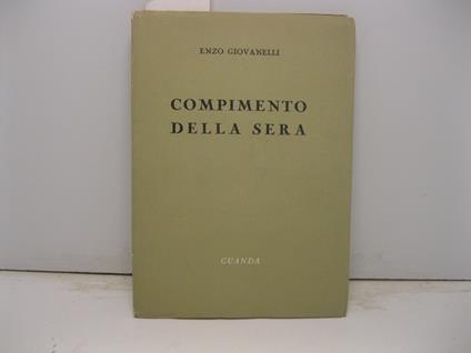 Compimento della sera - copertina