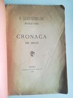 R. Liceo-Ginansio Muratori. Cronaca del 1882-83. La vita, i tempi e le opere di Traiano Boccalini. Dissertazione