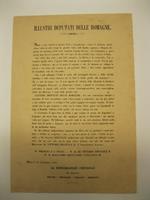 Illustri deputati delle Romagne. Siate i benvenuti in questa citta' ..