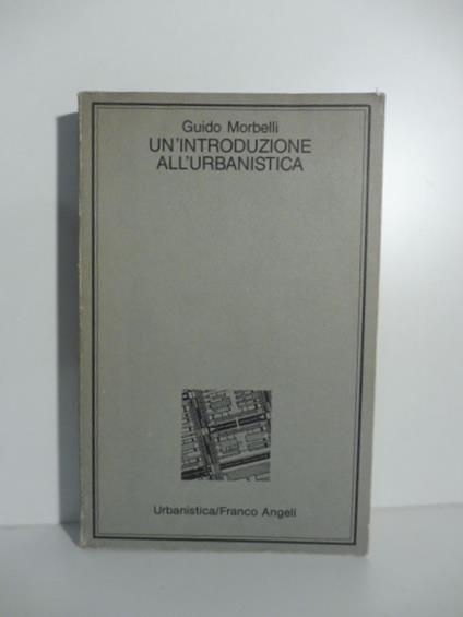 Un'introduzione all'urbanistica - copertina
