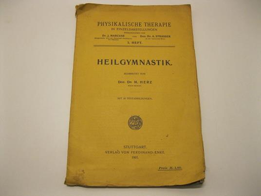 HEILGYMNASTIK Mit 38 textabbildungen - copertina