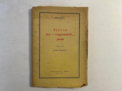 Storia dei rispettabili pirati - copertina
