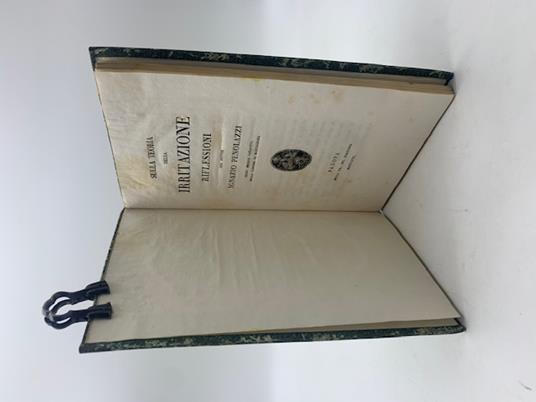 Sulla teoria della irritazione. Riflessioni - copertina