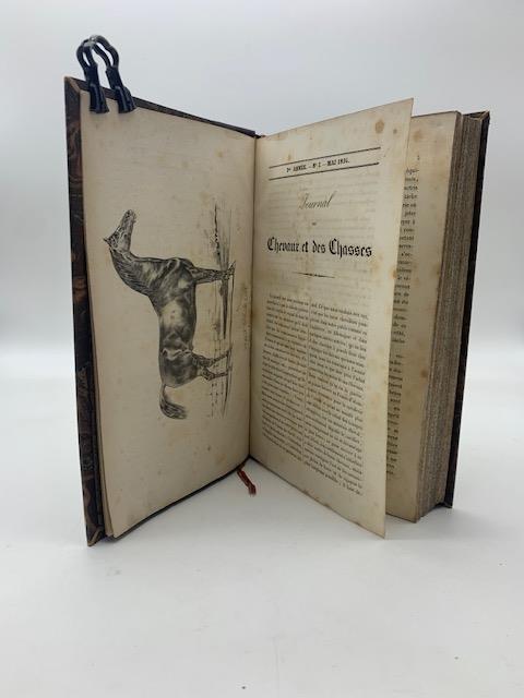 Journal des chevaux et des chasses 1e annee POI L'eleveur. Journal des chevaux et des chasses 2e annee 3e annee (1834-1835-1836) - copertina