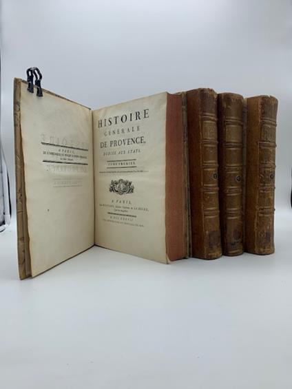 Histoire generale de Provence dediee aux Etats. Tome premier (-quatrieme) - copertina