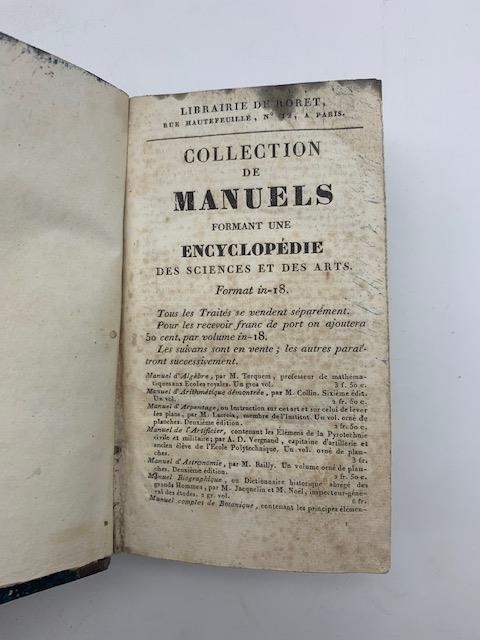 Manuel complet du teinturier or l'art de teindre la laine, le coton, la soie, le fil suivi de l'art du degraisseur - copertina