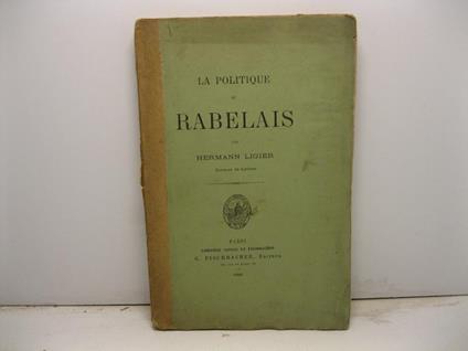 La politique de Rabelais - copertina