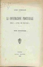 La consumazione processuale dell'Actio de peculio. Note esegetiche