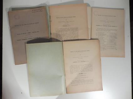 Materiali per una fauna dell'arcipelago toscano. Prima, seconda, terza e quarta serie - copertina