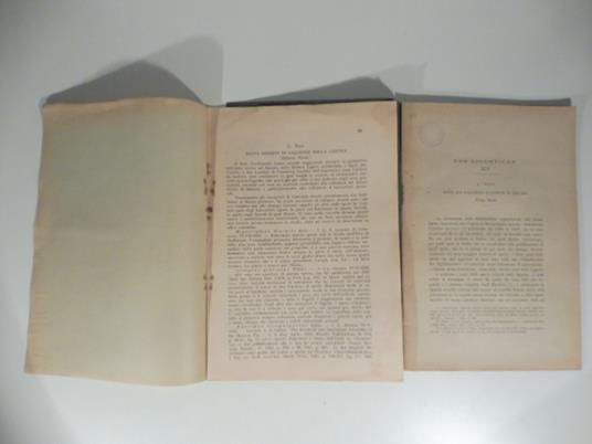 Res ligusticae. Note sui calcididi raccolti in Liguria Nuovi reperti di calcididi nella Liguria - copertina