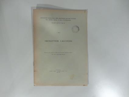 Imenotteri calcididi - copertina