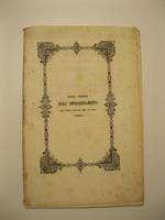 Delle vicende dell'imprigionamento dai tempi antichi fino ad oggi. Discorso letto dall'avvocato Lorenzo Nicolai presid.e del trib.e di Prima Istanza di Siena nella tornata del di' 11 novembre 1850