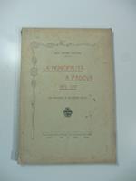 La municipalita' a Padova nel 1797