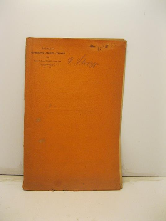 La vita e le rime di Pierozzo Strozzi - copertina